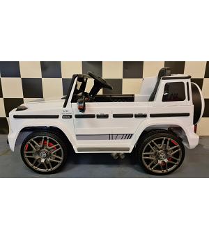 COCHE MERCEDES G63 12V, BLANCO, 1 PL, 1 A 4 AÑOS, FULL OPTION - INDA285G63WT